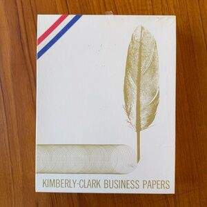 Vintage Kimberly Clark Executive Papers Onion Skin Papers Full Box SEALED